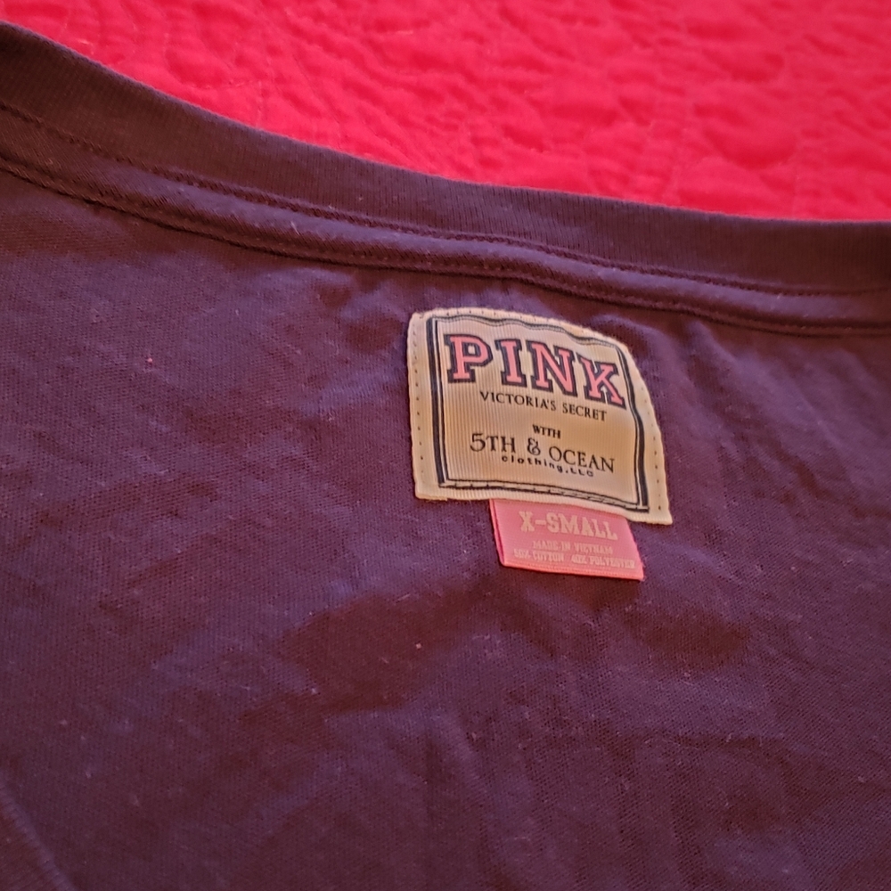Michigan Wolverines Hail to the Victors Tee PINK - Picture 3 of 4